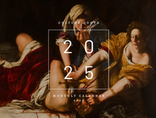 Load image into Gallery viewer, Culture Quota 2025 Printable Monthly Desk Calendar