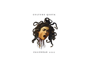 Culture Quota 2025 Printable Monthly Desk Calendar