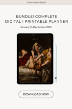 Load image into Gallery viewer, Bundle Culture Quota Digital Daily Planner &amp; Journal 2025 | January - December